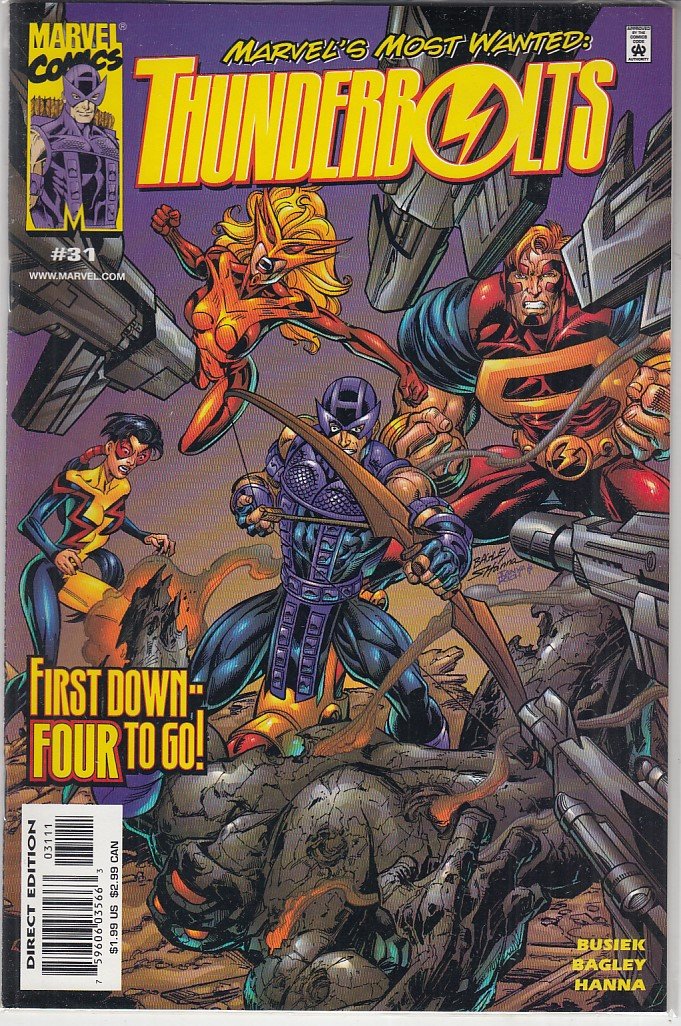 Thunderbolts 1997 31 FN VF Collector S Edge Comics