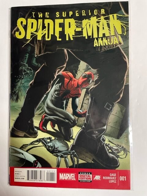 Superior Spider Man 2013 Annual 1 FN VF Collector S Edge Comics