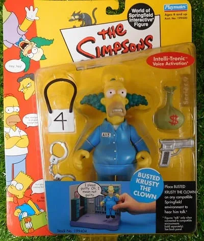 The Simpsons Busted Krusty The Clown Action Figure