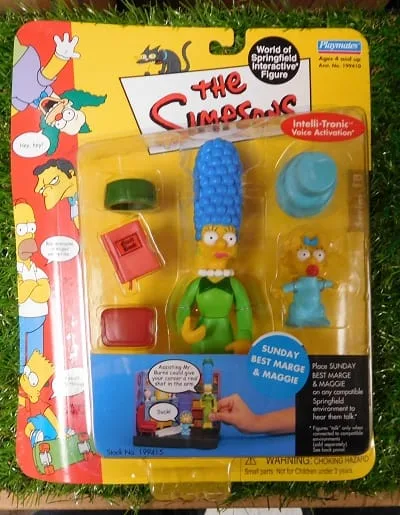 The Simpsons Sunday Best Marge And Maggie Action Figure