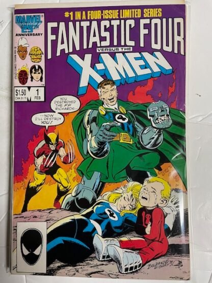 Fantastic Four Vs The X-men Comic Set FN/VF