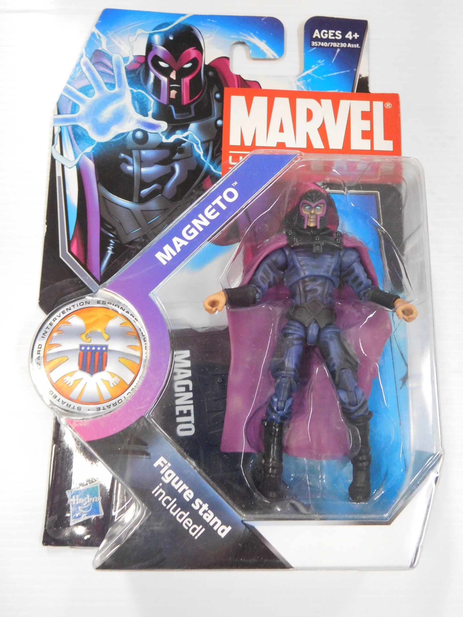 Marvel Universe 3.75 figure Magneto purple version complete & excellent 