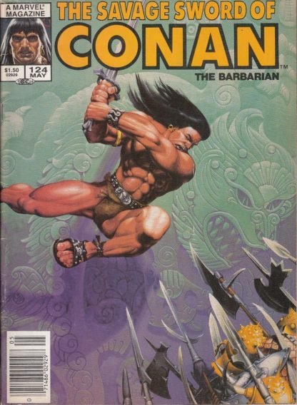 Savage Sword Of Conan # 124 VF-