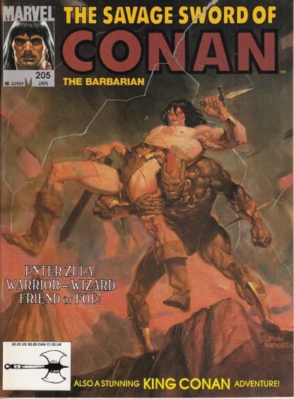 Savage Sword Of Conan # 205 VF/NM