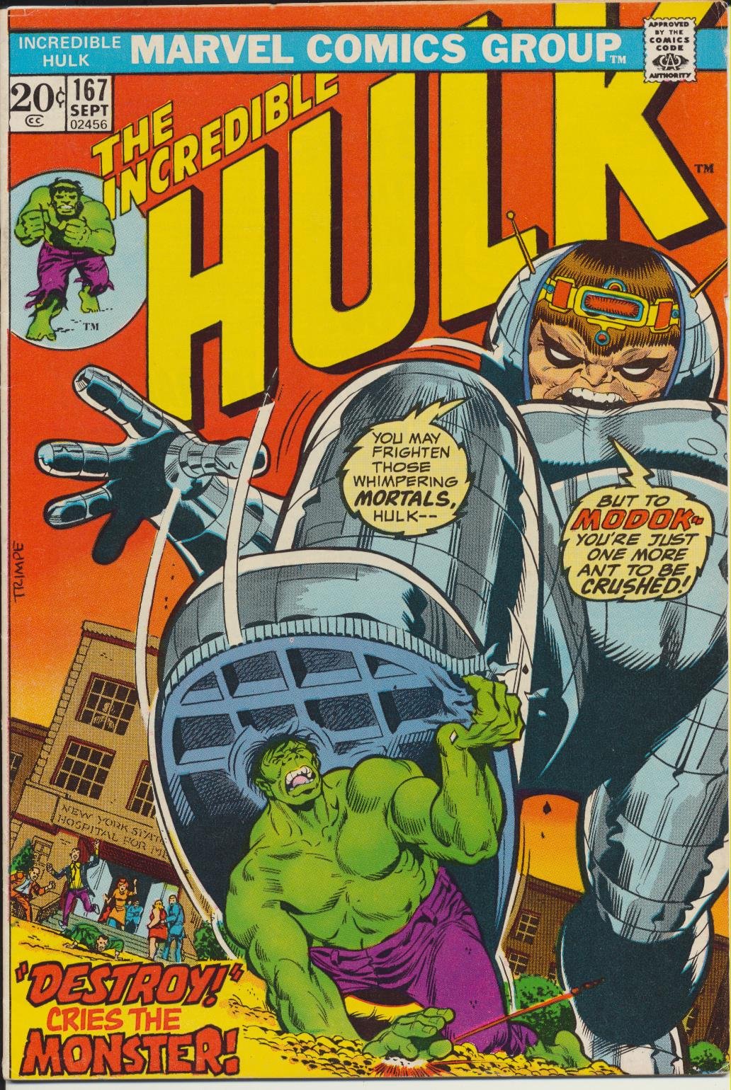 The Incredible Hulk #167 FN+ – Collector's Edge Comics