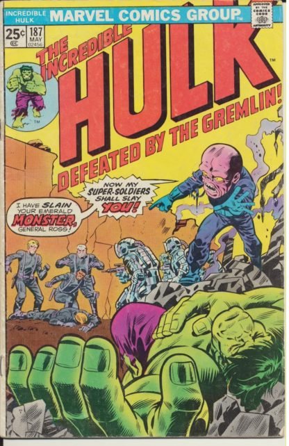 The Incredible Hulk #187 VG / FN