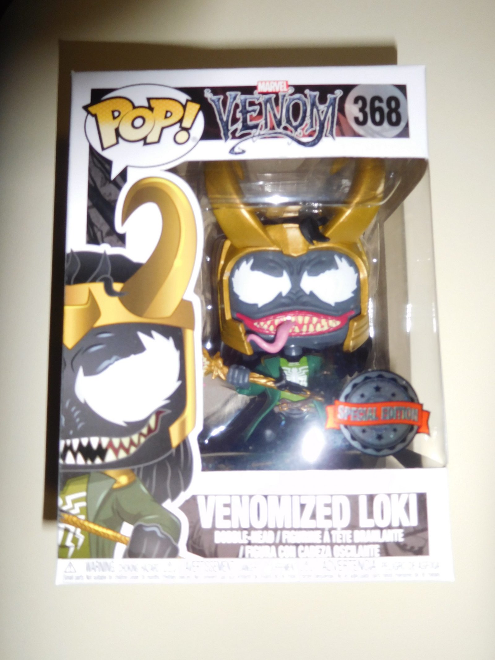 Funko POP Marvel Venom #368 Venomized Loki 