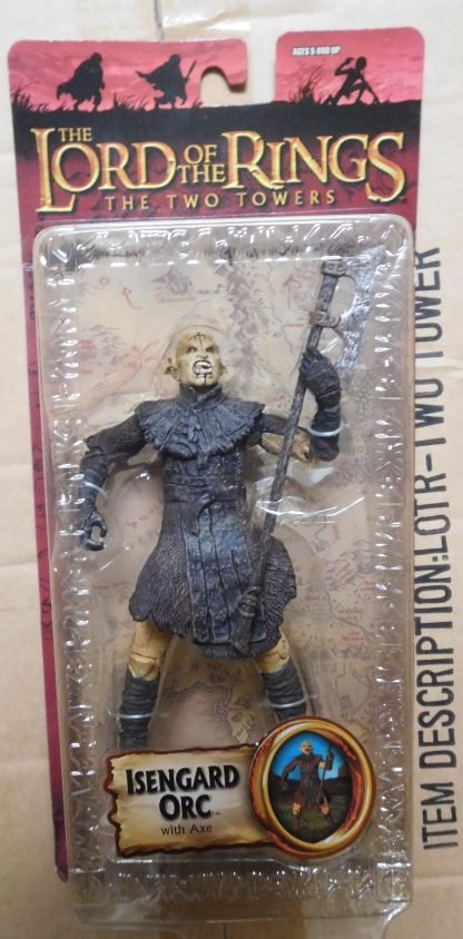 Lord of the Rings : The Two Towers Isengard Orc with Axe Action Figure