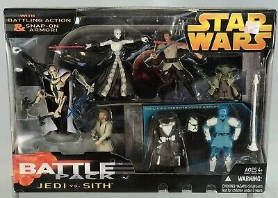 Star Wars Battle Pack Jedi vs Sith Hasbro 2005 