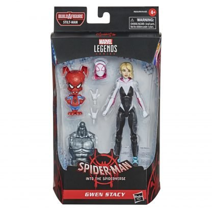 Marvel Legends Spider-Man Gwen Stacey Spider-Verse Action Figure Stilt-Man BAF