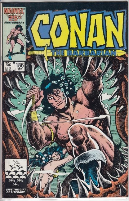 Conan the Barbarian Vol 1 #186 VF-