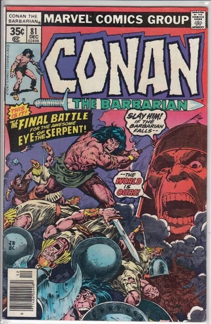 Conan the Barbarian Vol 1 #81 FN