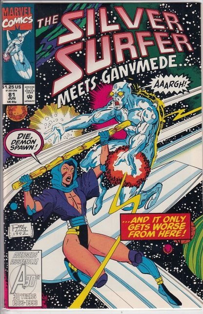 Silver Surfer 2nd Series # 81 VF+