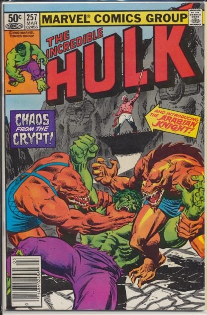 The Incredible Hulk  #257  VF-