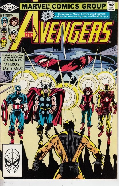 The Avengers Vol 1  #217  FN+