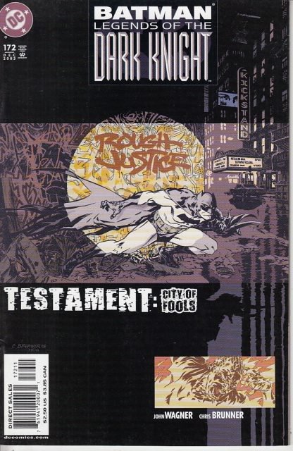 Batman Legends of the Dark Knight   Testament Comic Set   FN/VF (172-176)