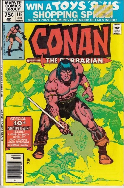 Conan the Barbarian Vol 1   #115   FN