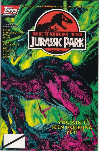 Return to Jurassic Park Comic Set VF