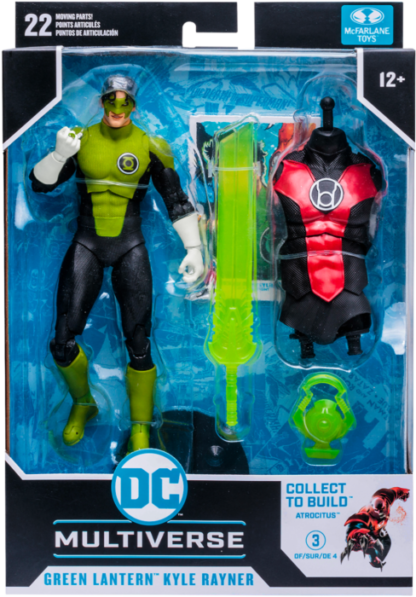 Green Lantern Kyle Rayner Blackest Night Action Figure BAF