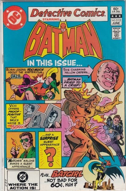 Detective Comics  #515  VF-