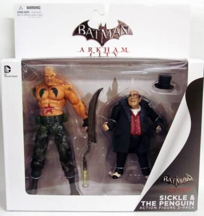 Batman Arkham City Sickle & Penguin Action Figure Set