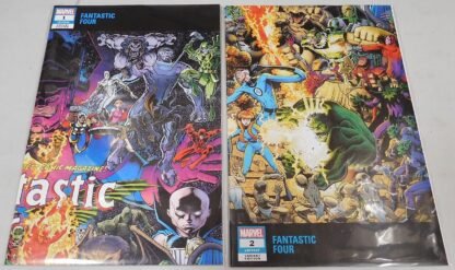 Fantastic Four 2018 #1 and #2 Art Adams Connecting Variant Covers - Image 2