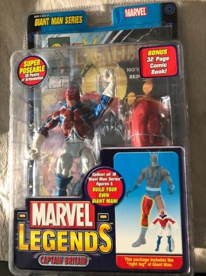 Marvel Legends Toy Biz Giant Man Series Captain Britain Action Figure