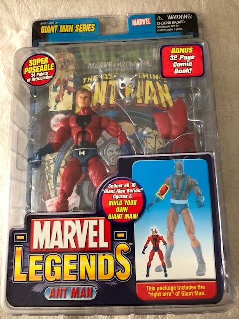 Marvel Legends Toy Biz Giant Man Series Ant Man Action Figure ...