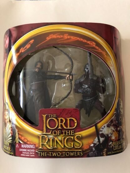 Lord of the Rings Two Towers Elven Archer and Berserker Action Figure Two Pack