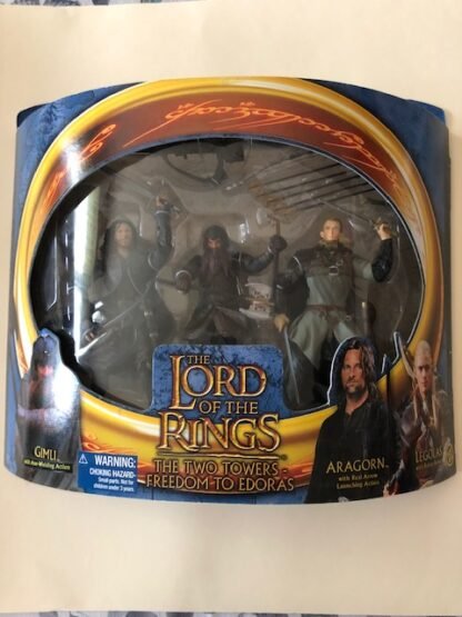 Lord of the Rings Two Towers Freedom to Edoras 3 Pack Action Figures