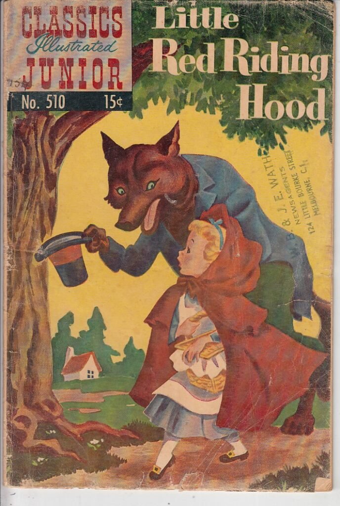 Classic illustrated junior 510 little red ring hood gd collector s