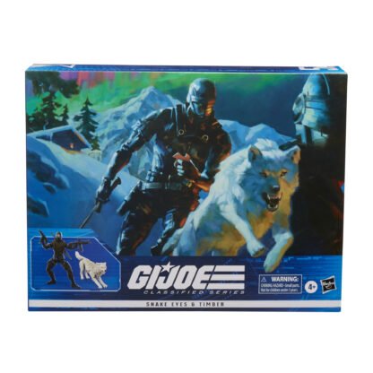 GI JOE CLASSIFIED SER 6IN SNAKE EYES & TIMBER ACTION FIGURE