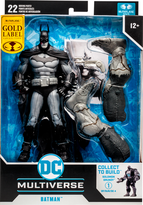 Batman: Arkham City – Batman (Black & White Variant) Action Figure BAF  Solomon Grundy – Collector's Edge Comics