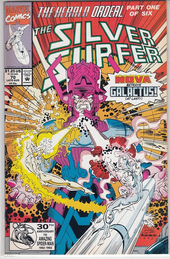 Silver Surfer 2nd Series 70 Vf Collectors Edge Comics