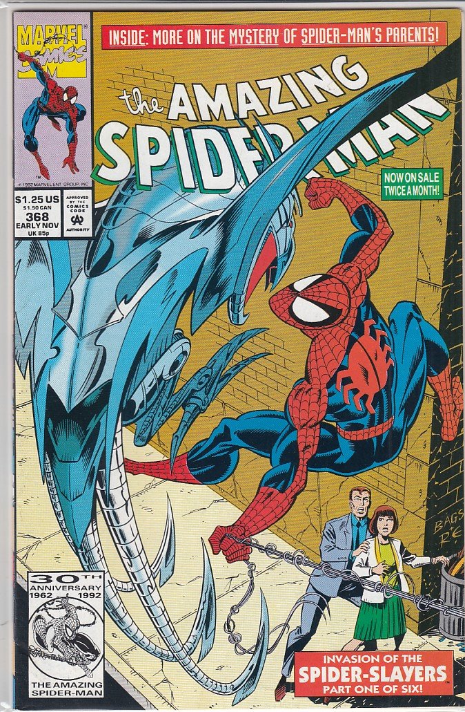 Amazing Spider Man Vol 1 368 Fn Vf Collector S Edge Comics