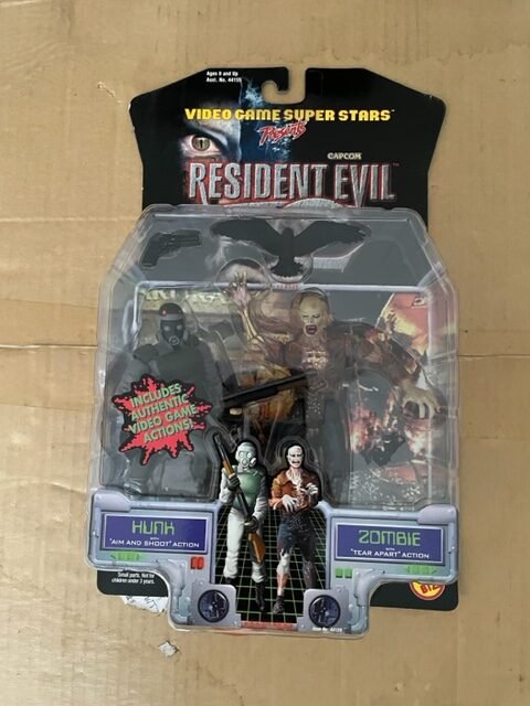 Video Game Superstars Resident Evil Hunk & Zombie Action Figure