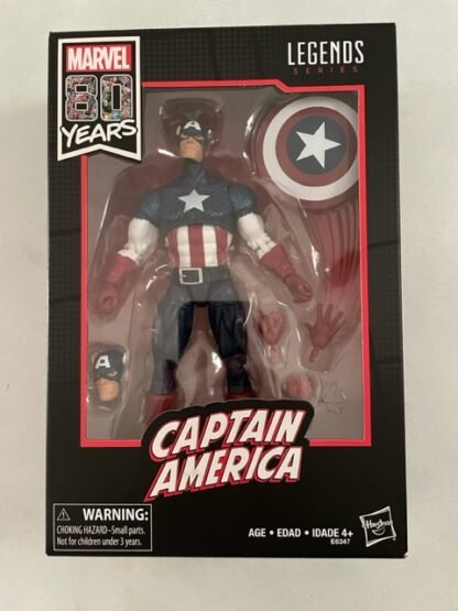 Marvel Legend 80 Years Captain America Action Figure – Collector's Edge ...