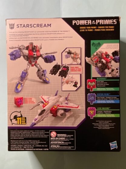 Transformers Power of the Prime Voyager Starscream Action Figure - Image 2