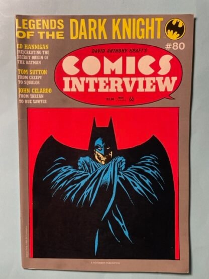 Comics Interview # 80 FN Batman