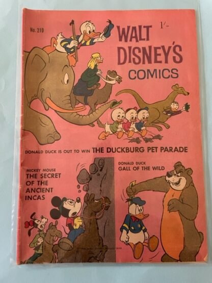 Walt Disney Comics    #210   VG+