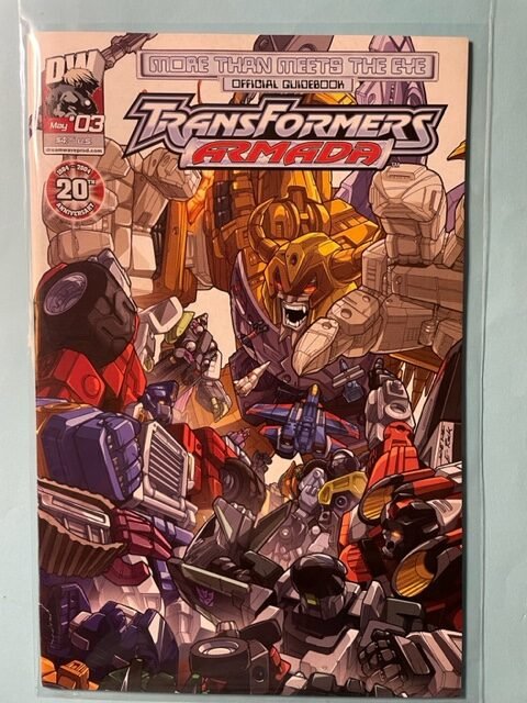 Transformers Armada Guidebook 3 VF Collector s Edge Comics