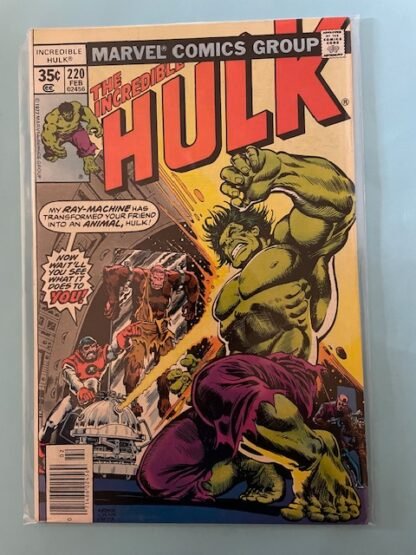 The Incredible Hulk   #220   FN+