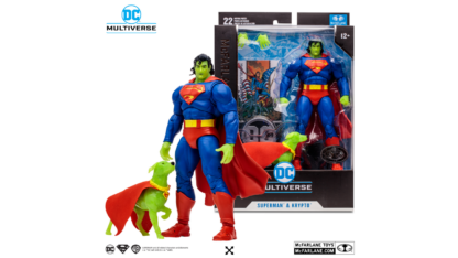 DC Collectors Edition Superman & Krypto Action Figure PLATINUM EDITION