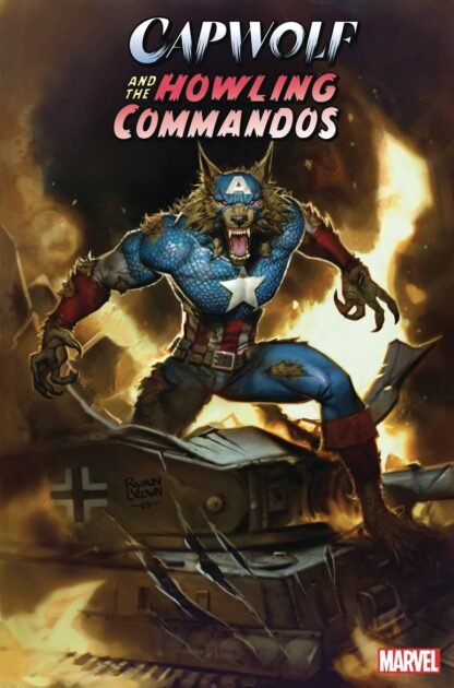 CAPWOLF HOWLING COMMANDOS  COMIC SET