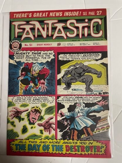 Fantastic (UK) B&W Fantastic (UK) B&W   #51   VG+