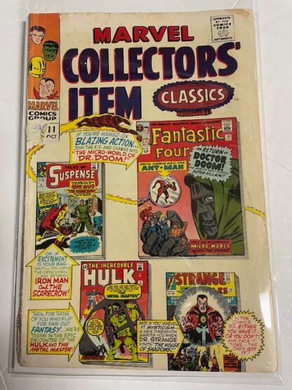 Marvel Collector Item Classic   #11   VG+