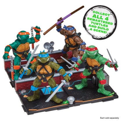 TMNT 81040 40Th Anniversary Collector Remastered Animated Figure Set