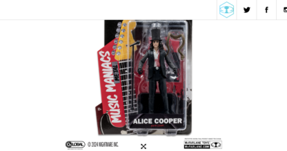 Alice Cooper (Music Maniacs Metal) Figure