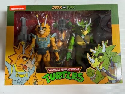 NECA TMNT Zarax and Zork 2 Pack Action Figures