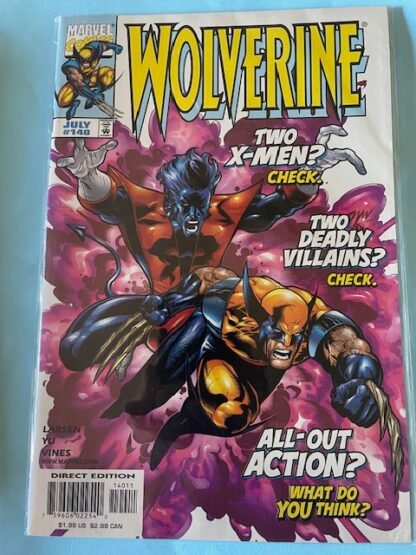 Wolverine 1988 1st Series   #140   VF